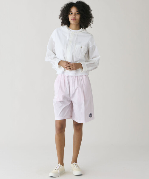 GYMPHLEX（ジムフレックス）の「Gymphlex |  ナイロン フードシャツジャケット WOMEN（シャツ/ブラウス・レディース・ホワイト/チャコール・14）」の17枚目の写真