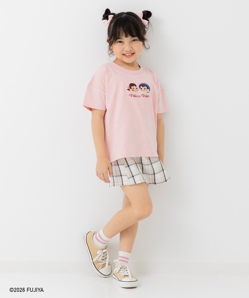 chil2（チルツー）の「〈ペコ＆ポコ〉半袖Tシャツ（Tシャツ/カットソー・キッズ・スモークピンク/クリーム・90cm/80ｃｍ/130cm/120cm/110cm/100cm）」の19枚目の写真