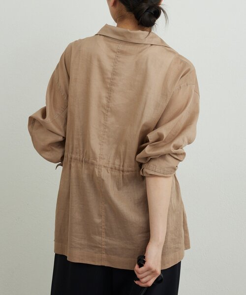 GALLARDAGALANTE(ガリャルダガランテ)の「【WEB限定リバイバル】シアーミリタリージャケット(その他アウター・レディース・グレイッシュベージュ/ブラック/ブラウン/カーキ・FREE)」の6枚目の写真