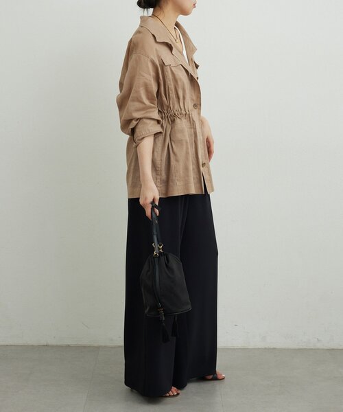 GALLARDAGALANTE(ガリャルダガランテ)の「【WEB限定リバイバル】シアーミリタリージャケット(その他アウター・レディース・グレイッシュベージュ/ブラック/ブラウン/カーキ・FREE)」の8枚目の写真