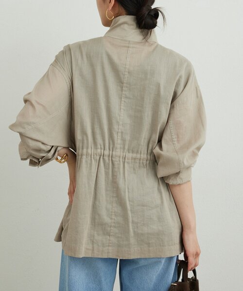 GALLARDAGALANTE(ガリャルダガランテ)の「【WEB限定リバイバル】シアーミリタリージャケット(その他アウター・レディース・グレイッシュベージュ/ブラック/ブラウン/カーキ・FREE)」の14枚目の写真