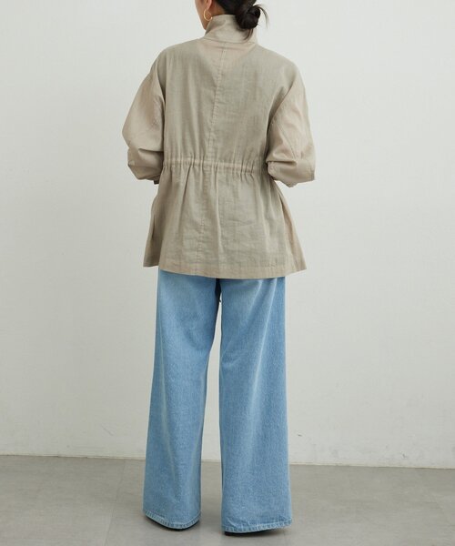 GALLARDAGALANTE(ガリャルダガランテ)の「【WEB限定リバイバル】シアーミリタリージャケット(その他アウター・レディース・グレイッシュベージュ/ブラック/ブラウン/カーキ・FREE)」の18枚目の写真