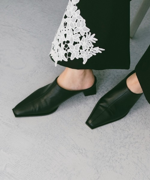 sahara(サハラ)の「Pointed Toe Mules(その他シューズ・レディース・その他/ブラック/ブラウン・L/S/M)」の2枚目の写真