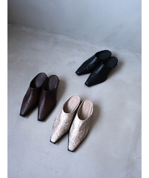 sahara(サハラ)の「Pointed Toe Mules(その他シューズ・レディース・その他/ブラック/ブラウン・L/S/M)」の17枚目の写真