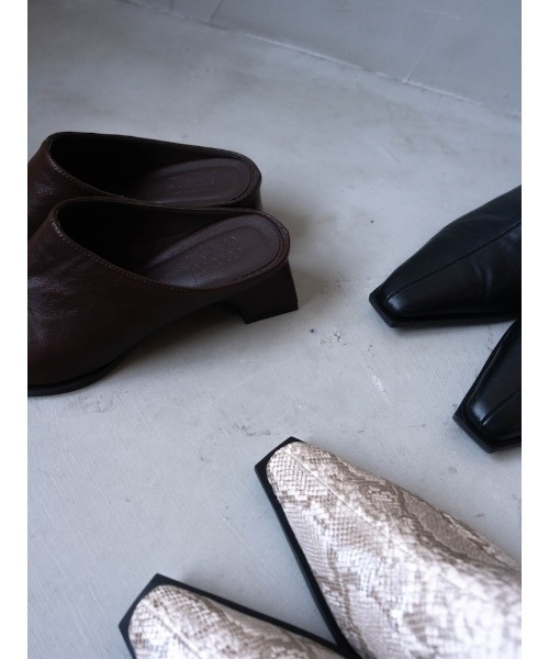 sahara(サハラ)の「Pointed Toe Mules(その他シューズ・レディース・その他/ブラック/ブラウン・L/S/M)」の18枚目の写真