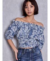 GYDA | 2WAYギャザーオフショルコルセットブラウス(シャツ/ブラウス)