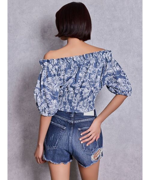 GYDA（ジェイダ）の「2WAYギャザーオフショルコルセットブラウス（シャツ/ブラウス・レディース・その他1/ベージュ/オフホワイト・FREE）」の19枚目の写真