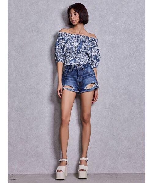 GYDA（ジェイダ）の「2WAYギャザーオフショルコルセットブラウス（シャツ/ブラウス・レディース・その他1/ベージュ/オフホワイト・FREE）」の20枚目の写真