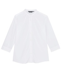 TOKYO SHIRTS | 【吸水速乾】【COFREX】スタンド ピコレース ブラウス 七分袖 レディースデザインシャツ(シャツ/ブラウス)