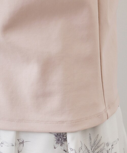 index（インデックス）の「アシメラッフルフリルトップス【洗濯機OK】（Tシャツ/カットソー・レディース・ネイビー/サンドベージュ/オフホワイト・36/42/40/38）」の10枚目の写真