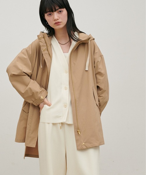 LARUTA(ラルータ)の「【LARUTA】サンディカットジャージーカーデ(カーディガン/ボレロ・レディース・オフホワイト/ブラック/ネイビー・MEDIUM)」の8枚目の写真