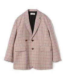edition pourell（エディションプレル）の「edition pourell ウールマルチチェック ジャケット（テーラードジャケット）」