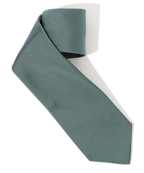 FRANCO BASSI（フランコバッシ）の「FRANCO BASSI シルクソリッドネクタイ（ネクタイ・メンズ・ダークブルー/ピンク/キャメル/グリーン/チャコールグレー・FREE）」の3枚目の写真