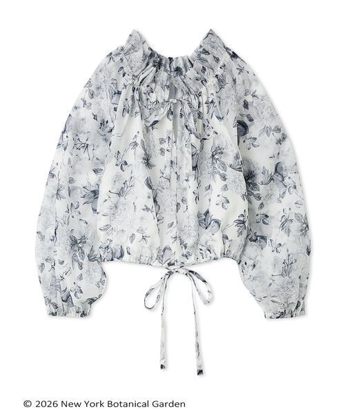 SNIDEL（スナイデル）の「NYBG 2wayギャザーブラウス（シャツ/ブラウス・レディース・ホワイト/マルチ/ライトピンク・F）」の2枚目の写真