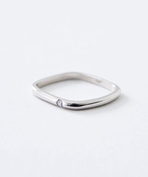 RIVE DROITE（リヴドロワ）の「予約【A・MONN(アモン)】スクエアリング（リング・レディース・ゴールド系その他6/シルバー系その他4・10）」の5枚目の写真