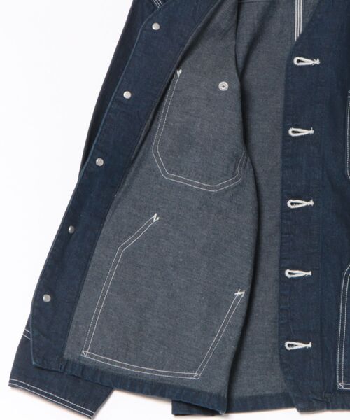 Lee（リー）の「エンジニアシャツジャケット DUNGAREES（その他アウター・レディース・インディゴブルー・MEDIUM/SMALL）」の17枚目の写真