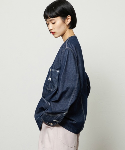 Lee（リー）の「エンジニアシャツジャケット DUNGAREES（その他アウター・レディース・インディゴブルー・MEDIUM/SMALL）」の3枚目の写真