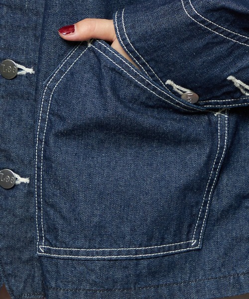 Lee（リー）の「エンジニアシャツジャケット DUNGAREES（その他アウター・レディース・インディゴブルー・MEDIUM/SMALL）」の8枚目の写真