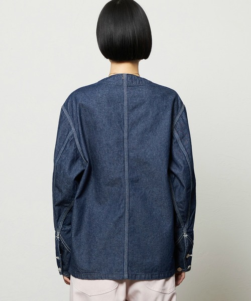 Lee（リー）の「エンジニアシャツジャケット DUNGAREES（その他アウター・レディース・インディゴブルー・MEDIUM/SMALL）」の12枚目の写真