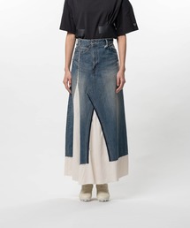MIHARAYASUHIRO | 【MIHARAYASUHIRO/ミハラヤスヒロ】DENIM PANTS COMBINED SKIRT/デニムパンツコンバインドスカート(スカート)