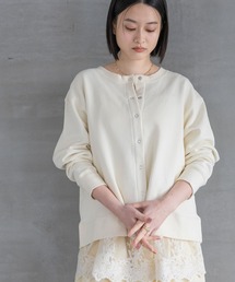 A part by | 【WEB限定】スエットスナップボタンカーディガン(スウェット)