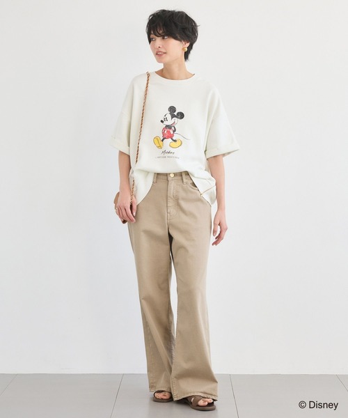 ＋81BRANCA（ハチイチブランカ）の「BARNYARDSTORM / ＋81BRANCA別注 / Mickey / ハンサムスウェット【WEB限定】（スウェット・レディース・ホワイト/ダークブラウン・FREE）」の8枚目の写真