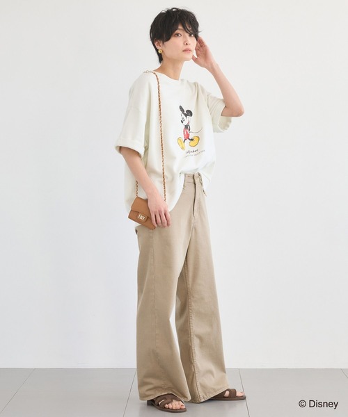 ＋81BRANCA（ハチイチブランカ）の「BARNYARDSTORM / ＋81BRANCA別注 / Mickey / ハンサムスウェット【WEB限定】（スウェット・レディース・ホワイト/ダークブラウン・FREE）」の10枚目の写真