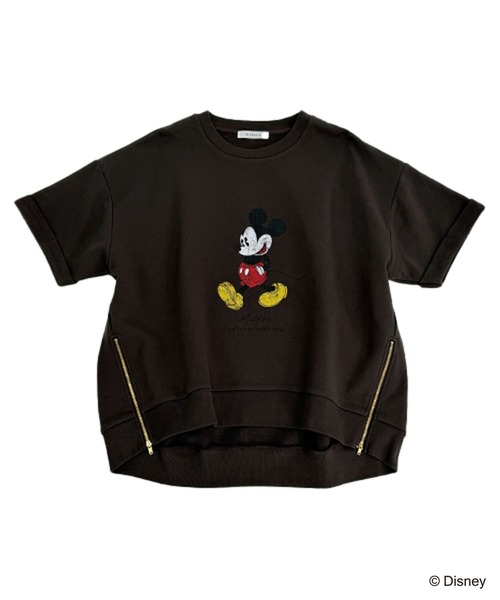 ＋81BRANCA（ハチイチブランカ）の「BARNYARDSTORM / ＋81BRANCA別注 / Mickey / ハンサムスウェット【WEB限定】（スウェット・レディース・ホワイト/ダークブラウン・FREE）」の12枚目の写真