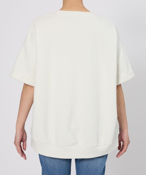 ＋81BRANCA（ハチイチブランカ）の「BARNYARDSTORM / ＋81BRANCA別注 / Mickey / ハンサムスウェット【WEB限定】（スウェット・レディース・ホワイト/ダークブラウン・FREE）」の15枚目の写真