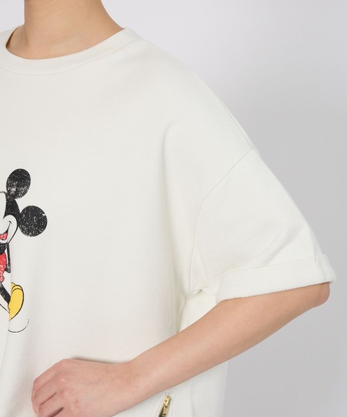 ＋81BRANCA（ハチイチブランカ）の「BARNYARDSTORM / ＋81BRANCA別注 / Mickey / ハンサムスウェット【WEB限定】（スウェット・レディース・ホワイト/ダークブラウン・FREE）」の17枚目の写真