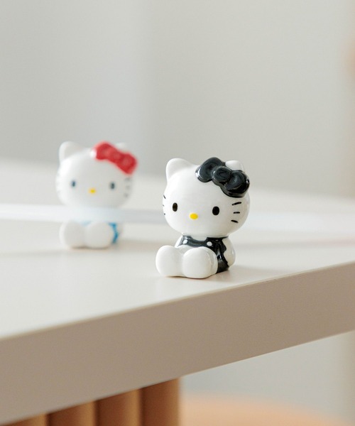 Me%(ミィパーセント)の「【HELLO KITTY】箸置き 612461(食器・レディース・レッド/ブラック・FREE)」の3枚目の写真