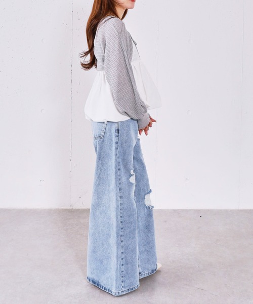 archives（アルシーヴ）の「バルーンビスチェ×ニットボレロＳＥＴ（ワンピース・レディース・ピンク/グレー/アイボリー/ブラック・MEDIUM）」の11枚目の写真