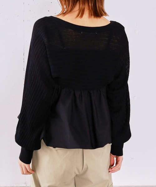 archives（アルシーヴ）の「バルーンビスチェ×ニットボレロＳＥＴ（ワンピース・レディース・ピンク/グレー/アイボリー/ブラック・MEDIUM）」の16枚目の写真