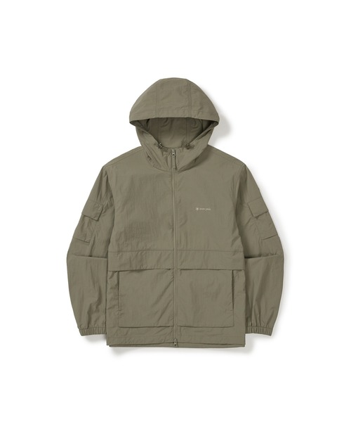 Snow Peak（スノーピーク）の「Snow Peak / Taslan Pocket Windbreaker  タスランポケットウィンドブレーカー 海外限定（ナイロンジャケット・メンズ・ダークグリーン/オリーブ/ブラック・M/XL/L）」の3枚目の写真