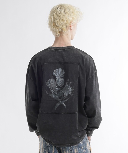 HARE（ハレ）の「Vintageバックプリントカットソー(HARE)（Tシャツ/カットソー・メンズ・ブラック/パープル/ネイビー・MEDIUM/SMALL）」の10枚目の写真