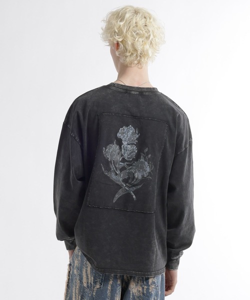 HARE（ハレ）の「Vintageバックプリントカットソー(HARE)（Tシャツ/カットソー・メンズ・ブラック/パープル/ネイビー・MEDIUM/SMALL）」の11枚目の写真