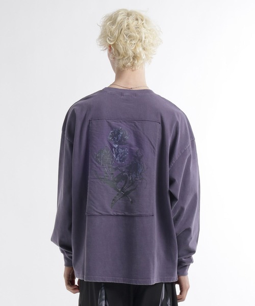 HARE（ハレ）の「Vintageバックプリントカットソー(HARE)（Tシャツ/カットソー・メンズ・ブラック/パープル/ネイビー・MEDIUM/SMALL）」の15枚目の写真