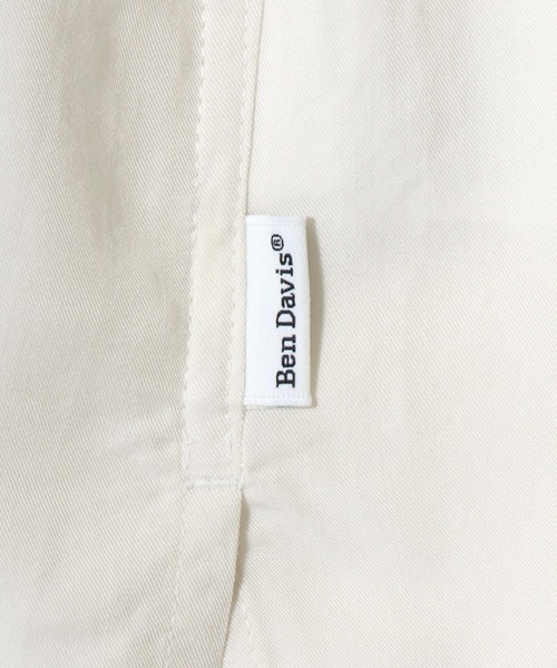 BEN DAVIS(ベンデイビス)の「BEN DAVIS/ベンデイビス SOUVENIR OC SS SHIRT/オーバーサイズ ドレープ バックプリント刺繍 オープンカラー 半袖シャツ/レディース メンズ(シャツ/ブラウス・メンズ・ブラック/オフホワイト/ライトグリーン・M/XL/L)」の22枚目の写真
