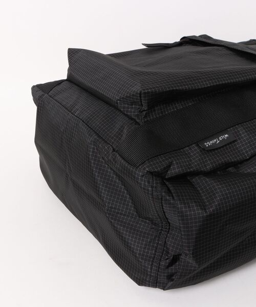 WILD THINGS(ワイルドシングス)の「【WILD THINGS】FLIGHT 2WAY BACKPACK(バックパック/リュック・メンズ・ライトグレー/ブラック・FREE)」の4枚目の写真