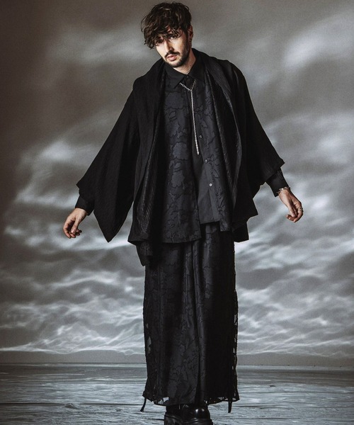 NO ID.】KIMONO Hooded Gown / キモノフードガウン（カーディガン