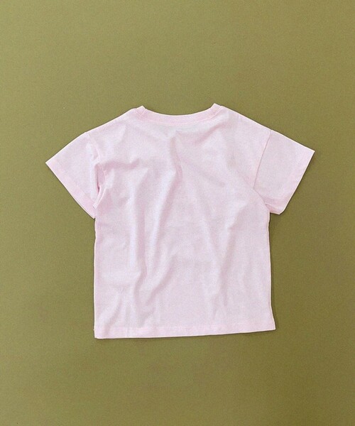 aBity select(アビティセレクト)の「【新色追加/aBity select./アビティセレクト】アソートロゴ半袖Tシャツ(Tシャツ/カットソー・キッズ・ブラウン/ライトピンク/アイボリー/サックスブルー/イエロー/カーキ/チャコールグレー/その他1・130/120/110/100/90)」の10枚目の写真