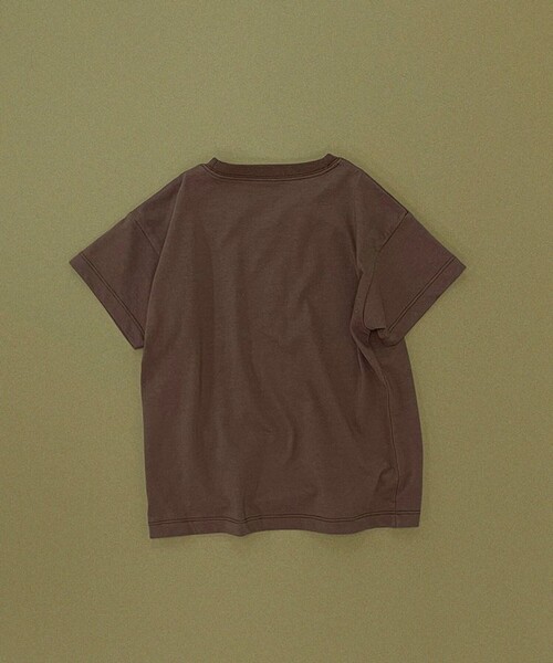 aBity select(アビティセレクト)の「【新色追加/aBity select./アビティセレクト】アソートロゴ半袖Tシャツ(Tシャツ/カットソー・キッズ・ブラウン/ライトピンク/アイボリー/サックスブルー/イエロー/カーキ/チャコールグレー/その他1・130/120/110/100/90)」の12枚目の写真