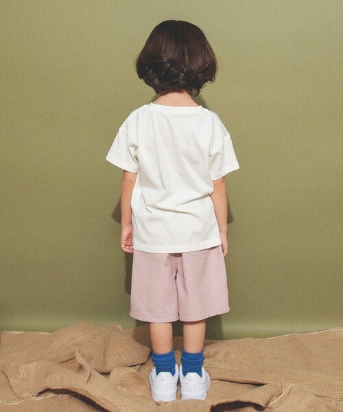 aBity select(アビティセレクト)の「【新色追加/aBity select./アビティセレクト】アソートロゴ半袖Tシャツ(Tシャツ/カットソー・キッズ・ブラウン/ライトピンク/アイボリー/サックスブルー/イエロー/カーキ/チャコールグレー/その他1・130/120/110/100/90)」の22枚目の写真
