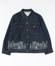 SUPER HAKKA（スーパーハッカ）の「メドウガーデン刺繍　デニムジャケット（デニムジャケット）」