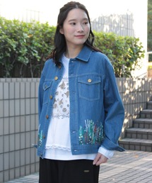 SUPER HAKKA（スーパーハッカ）の「メドウガーデン刺繍　デニムジャケット（デニムジャケット）」