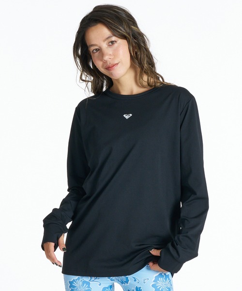 ROXY(ロキシー)の「ROXY/ロキシー レディース 長袖 ロンT 水陸両用 RLY261615M UT(Tシャツ/カットソー・レディース・ブラウン/ブラック/ホワイト・FREE)」の10枚目の写真