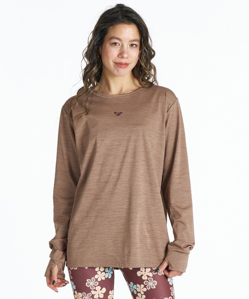 ROXY(ロキシー)の「ROXY/ロキシー レディース 長袖 ロンT 水陸両用 RLY261615M UT(Tシャツ/カットソー・レディース・ブラウン/ブラック/ホワイト・FREE)」の14枚目の写真