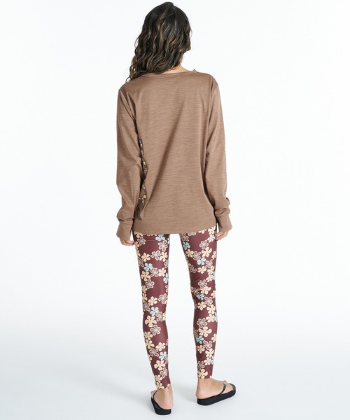 ROXY(ロキシー)の「ROXY/ロキシー レディース 長袖 ロンT 水陸両用 RLY261615M UT(Tシャツ/カットソー・レディース・ブラウン/ブラック/ホワイト・FREE)」の17枚目の写真