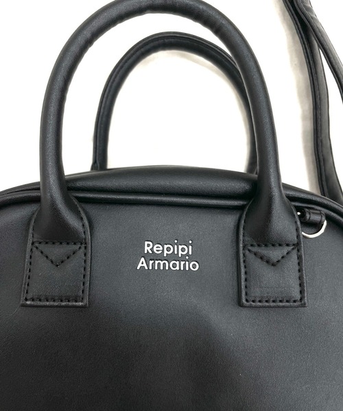repipi armario(レピピ アルマリオ)の「ミニボストンBAG(ショルダーバッグ・キッズ・サックスブルー/ブラック/ドット・ONESIZE)」の14枚目の写真