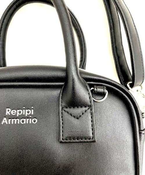 repipi armario(レピピ アルマリオ)の「ミニボストンBAG(ショルダーバッグ・キッズ・サックスブルー/ブラック/ドット・ONESIZE)」の15枚目の写真